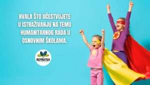 humanitarni rad u osnovnim školama inspirativa anketa