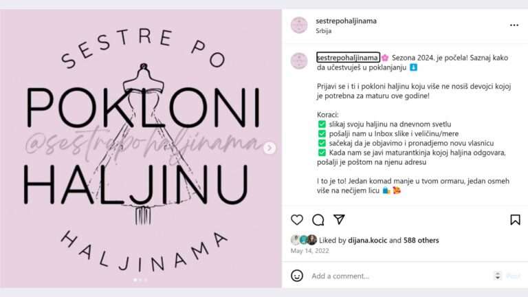 sestre po haljinama održiva moda jelena boljević inspirativa pokloni haljinu